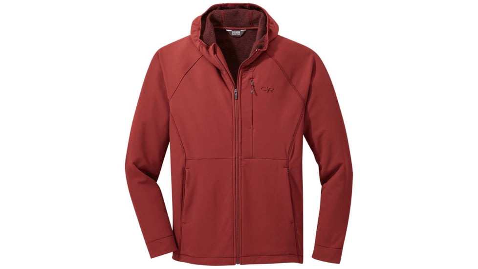 Outdoor Research Georgetown Hooded Jacket - Mens, Madder, Small, 2775681859006