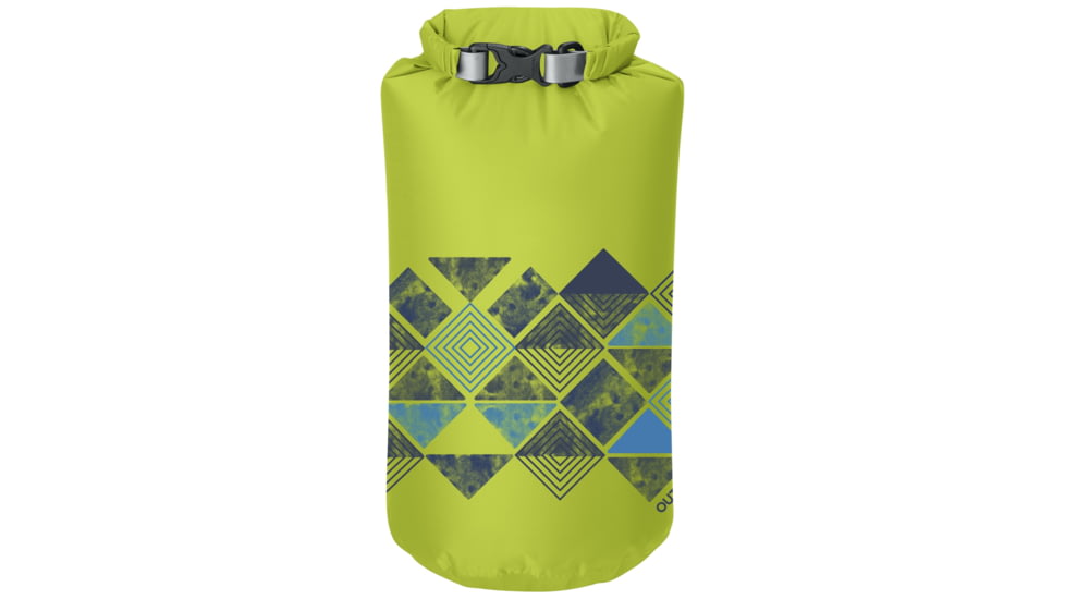 Outdoor Research Graphic Dry Sack 20L Abstract Wrap, Unisex, Lemongrass, One Size 264378-lemongrass-1size