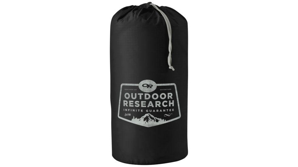 Outdoor Research Graphic Stuff Sack 15L Bowser, Unisex, Black, One Size, 262329-black-1size