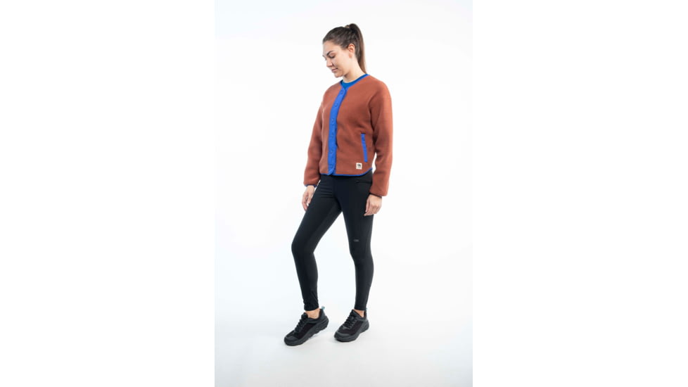 Outdoor Research Grayland Fleece Jacket - Womens, Brick/Ultramarine, 2XL, 3005332517010