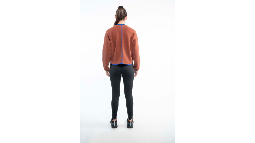 Outdoor Research Grayland Fleece Jacket - Womens, Brick/Ultramarine, 2XL, 3005332517010