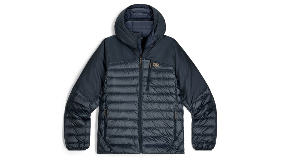 Outdoor Research Helium Down Hoodie - Men's, Atlantic, Large, 2775720252008