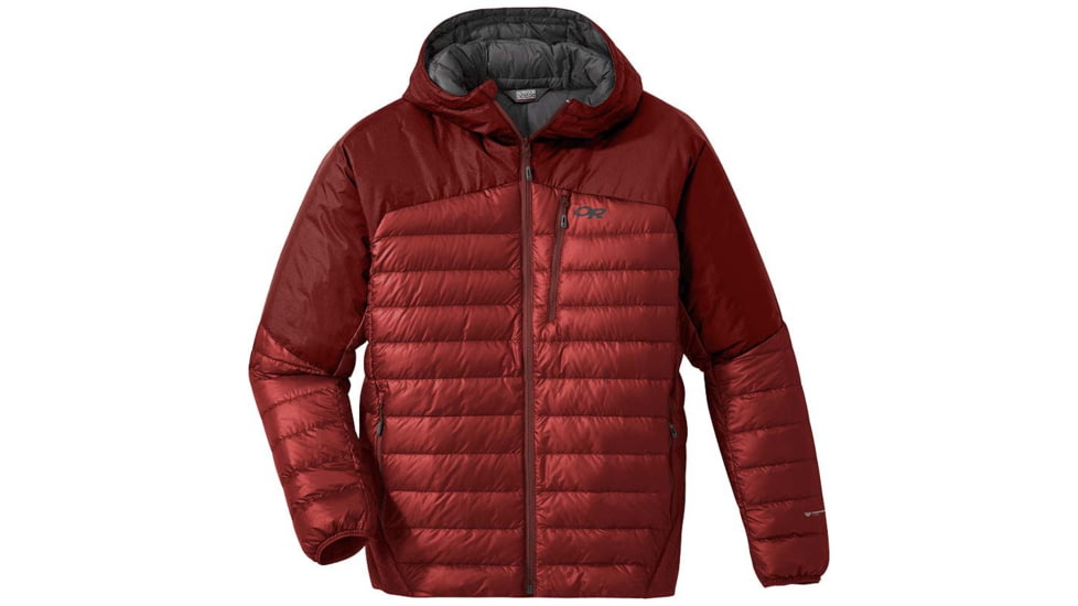 Outdoor Research Helium Down Hoodie - Men's, Madder, Small, 2775721859006