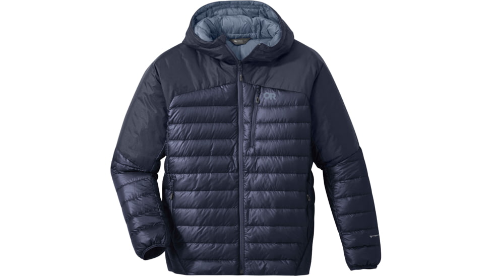 Outdoor Research Helium Down Hoodie - Men's, Naval Blue, Large, 2775721289008