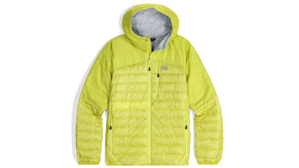 Outdoor Research Helium Down Hoodie - Mens, Sulphur, Extra Large, 2775721584009