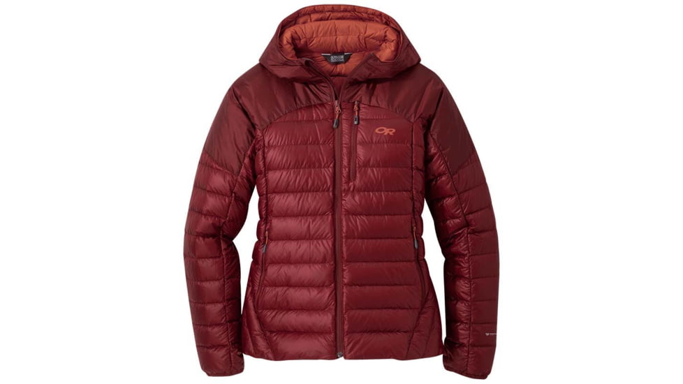 Outdoor Research Helium Down Hoodie - Women's, Madder, Medium, 2775911859007
