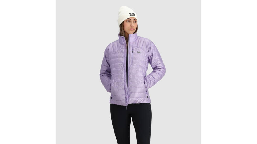 Outdoor Research Helium Down Jacket - Womens, Lavender, Medium, 2775920320007