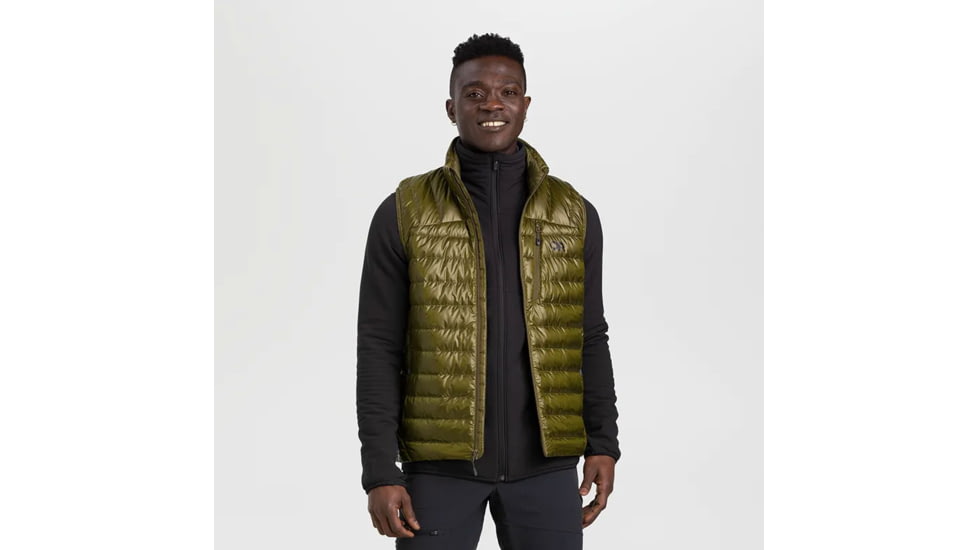 Outdoor Research Helium Down Vest - Mens, Loden, Medium, 2775741943-M