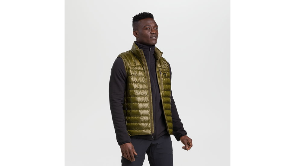 Outdoor Research Helium Down Vest - Mens, Loden, Medium, 2775741943-M