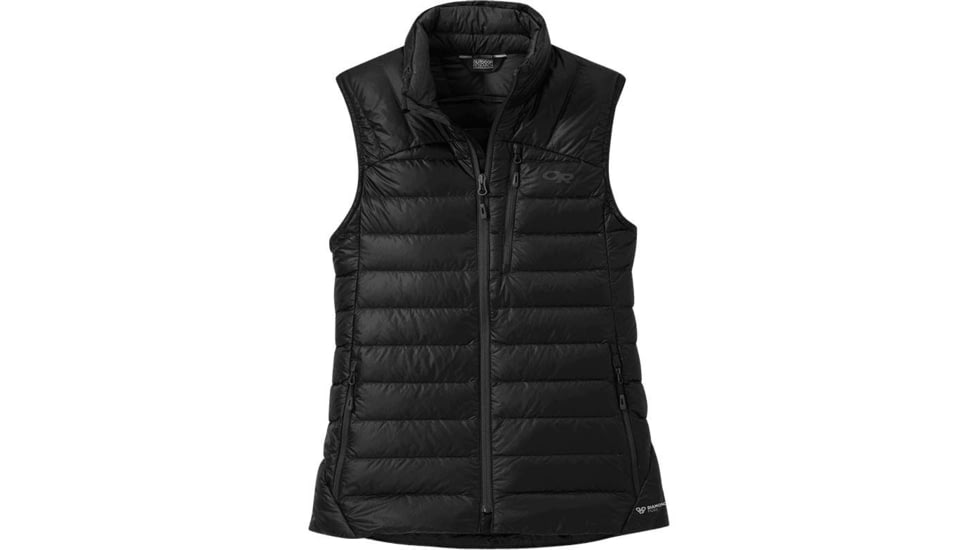 Outdoor Research Helium Down Vest - Womens, Black, Large, 2775930001008