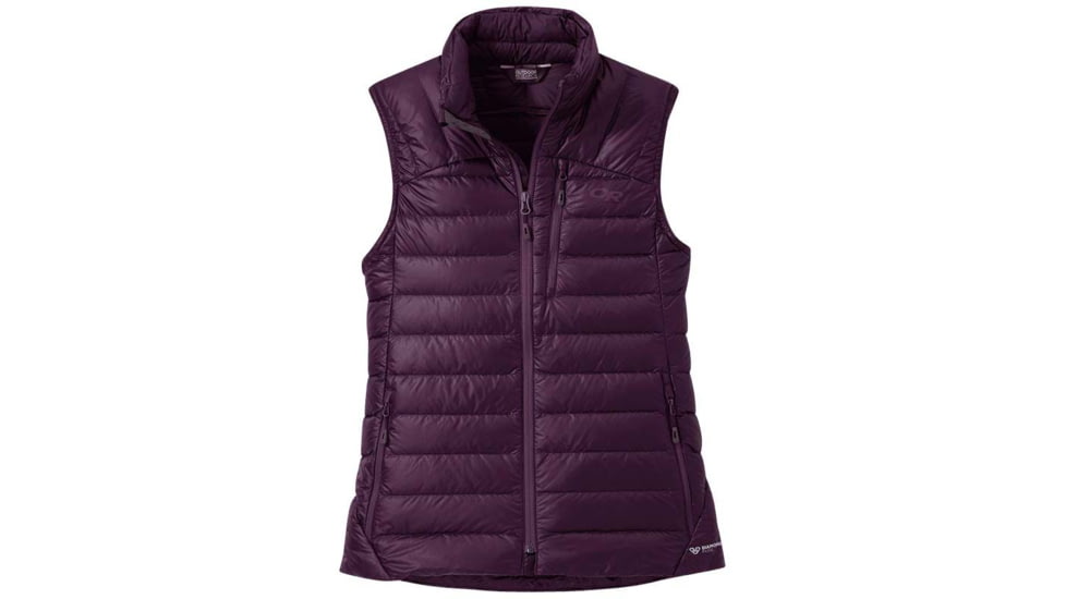 Outdoor Research Helium Down Vest - Womens, Blackberry, Small, 2775930325006