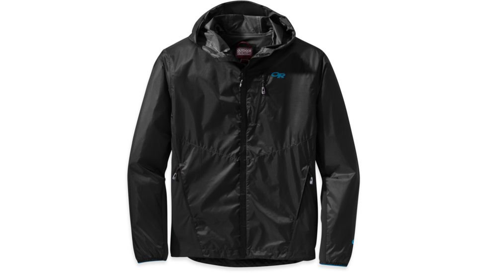 Outdoor Research Helium Hybrid Hooded Jacket - Men's-Black-X-Large