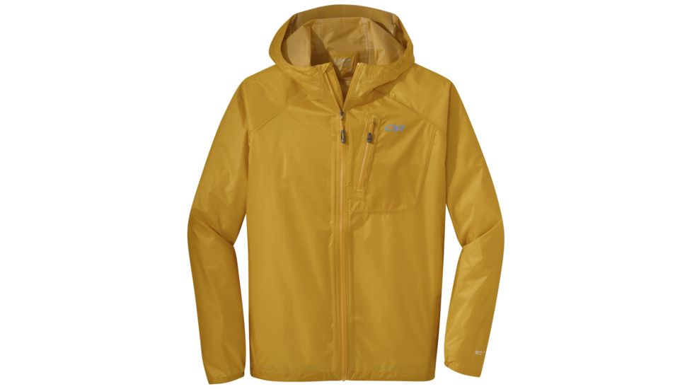 Outdoor Research Helium II Jacket - Mens, Solaria/Pumpkin, Small, 2429691469006