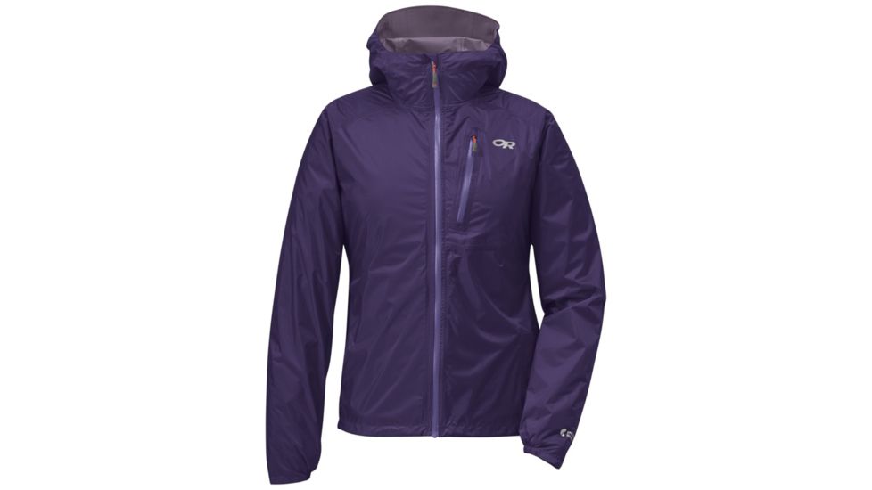 Outdoor Research Helium II Jacket - Womens, Dark Basalt/Purple Haze, Extra Small, 2438231456005