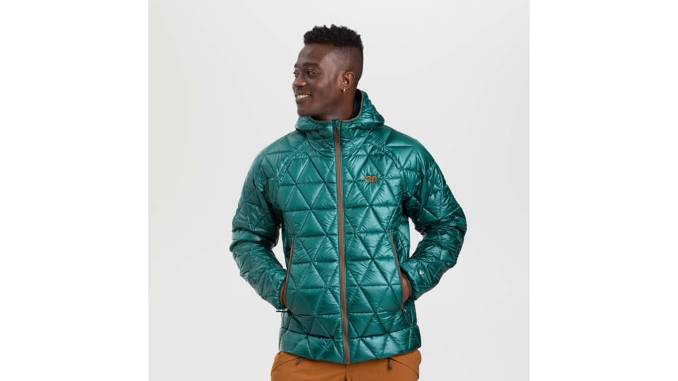 Outdoor Research Helium Insulated Hoodie - Mens, Treeline, Small, 2799912023006