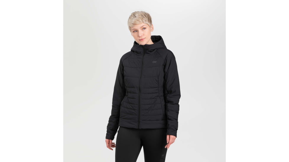 Outdoor Research Helium Insulated Hoodie - Womens, Black, Extra Small, 2800000001005
