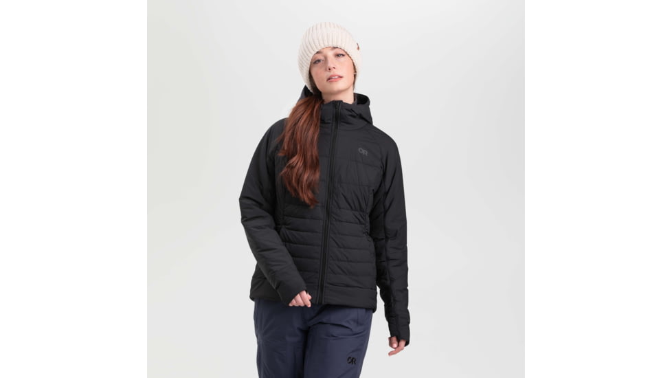 Outdoor Research Helium Insulated Hoodie - Womens, Black, Extra Small, 2800000001005