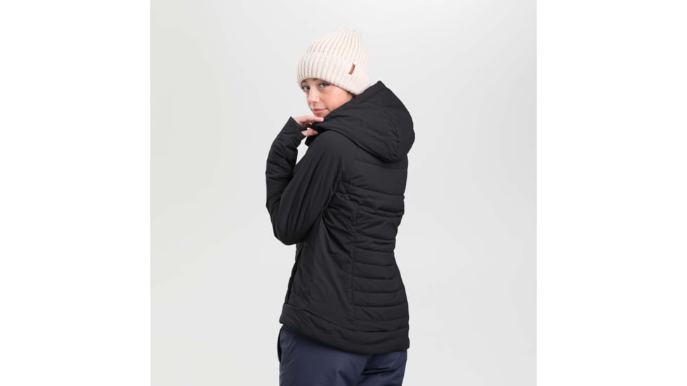Outdoor Research Helium Insulated Hoodie - Womens, Black, Extra Small, 2800000001005