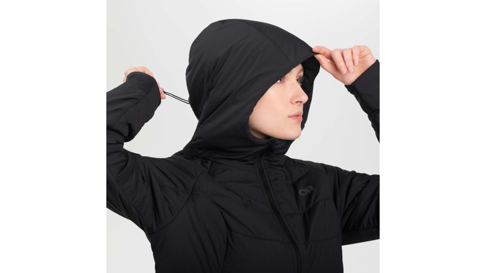 Outdoor Research Helium Insulated Hoodie - Womens, Black, Extra Small, 2800000001005