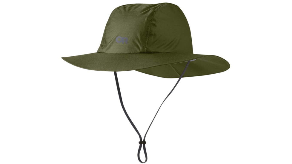 Outdoor Research Helium Rain Full Brim Hat, Loden, Small/Medium, 2799271943015