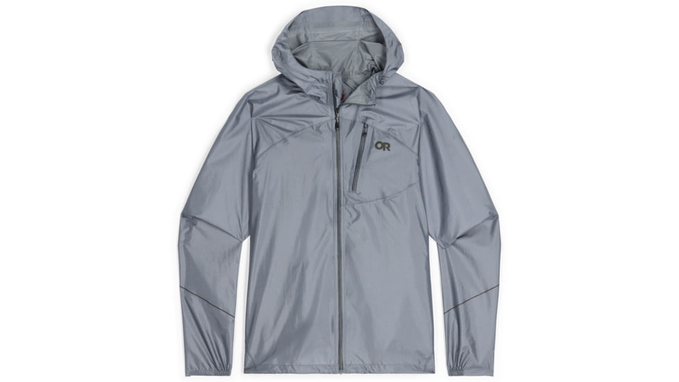 Outdoor Research Helium Rain Jacket - Mens, Slate, Extra Large, 2753860930009