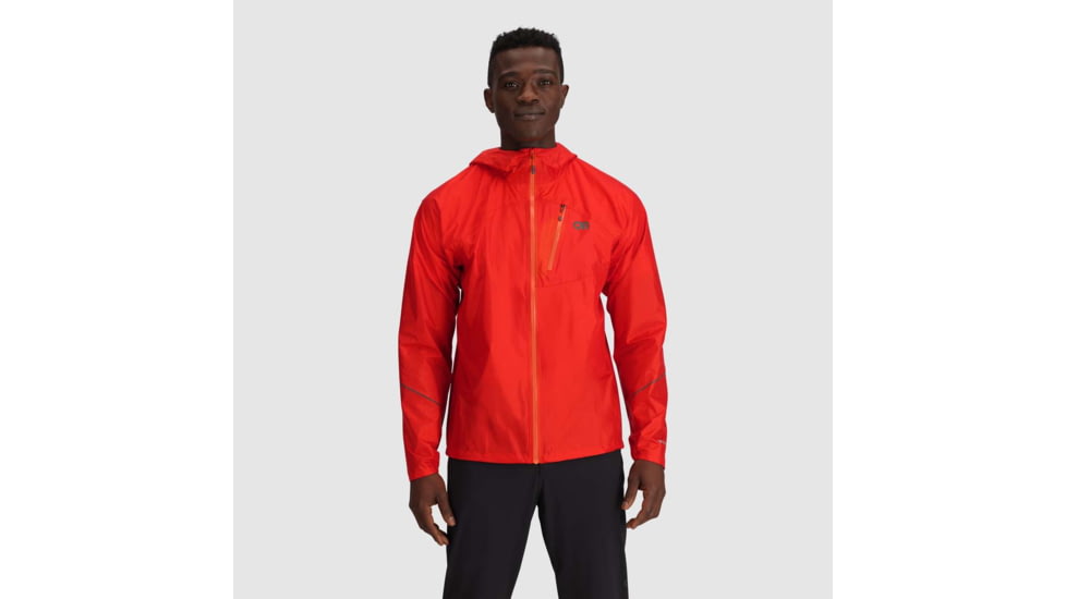 Outdoor Research Helium Rain Jacket - Mens, Spice, Medium, 3224022448007