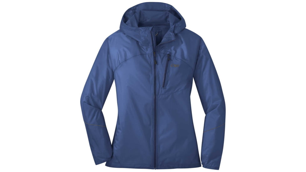 Outdoor Research Helium Rain Jacket - Women's, Naval Blue, Small, 2753881289006