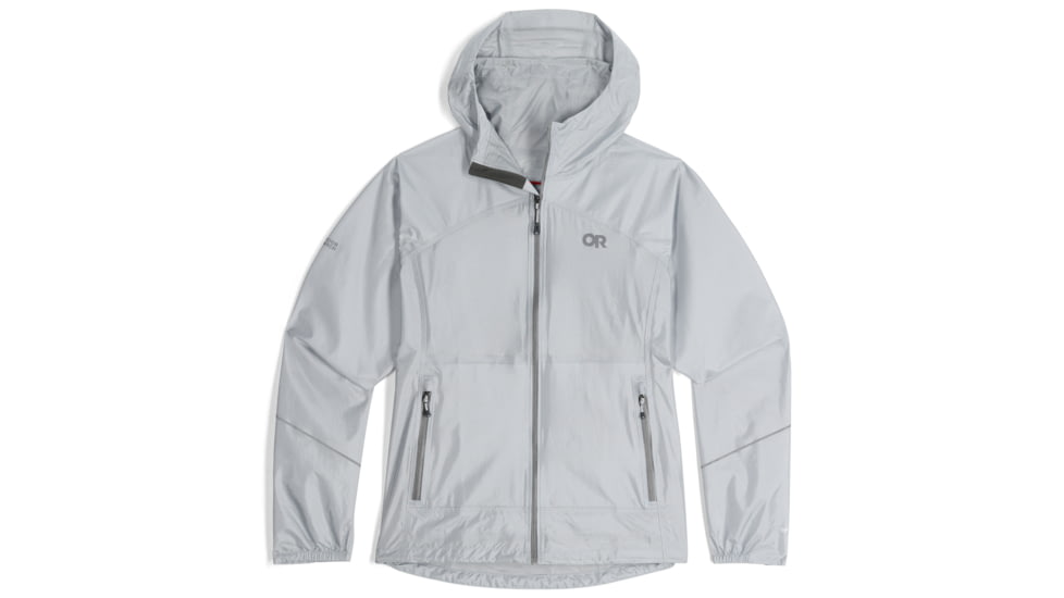 Outdoor Research Helium Rain Ultralight Jacket - Women's, Titanium, Extra Small, 3002361077005