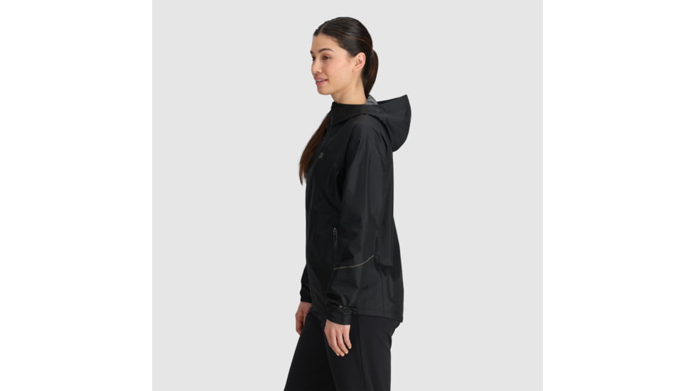 Outdoor Research Helium Rain Jackets - Womens, Black, XL, 3224050001009