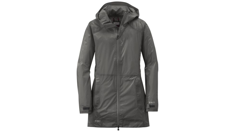 Outdoor Research Helium Traveler Jacket, Women's, Pewter, M 244108-pewter-M