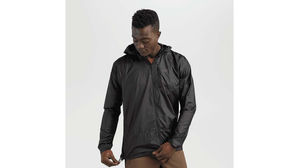 Outdoor Research Helium Wind Hoodie - Mens, Black, Medium, 2799900001007
