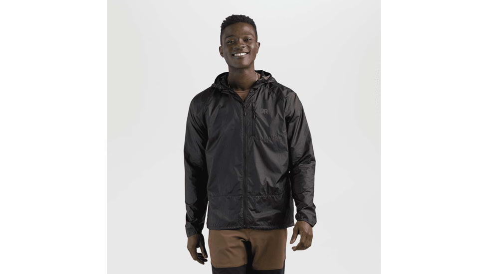 Outdoor Research Helium Wind Hoodie - Mens, Black, Medium, 2799900001007