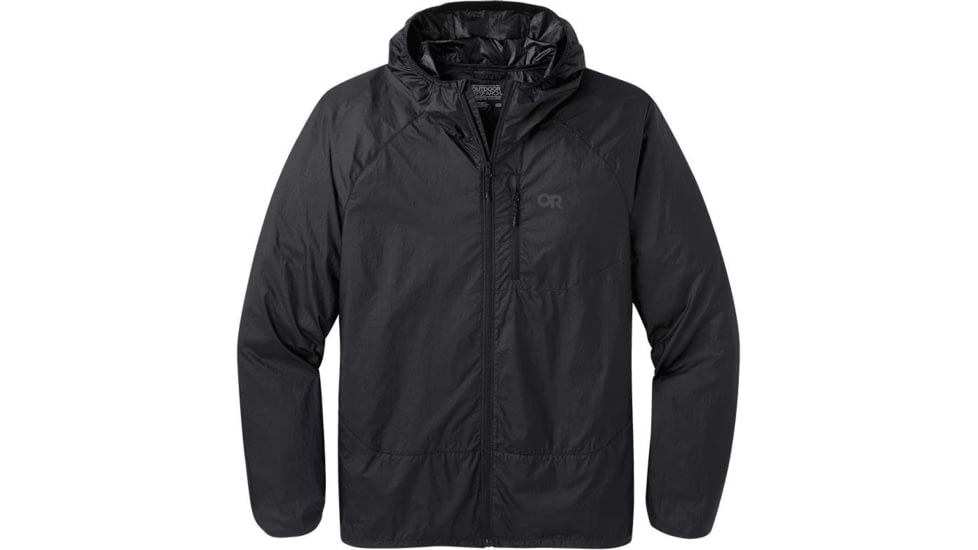 Outdoor Research Helium Wind Hoodie - Mens, Black, Medium, 2799900001007