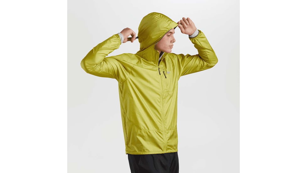 Outdoor Research Helium Wind Hoodie - Mens, Zinger, Large, 2799901949008