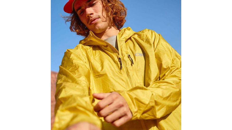 Outdoor Research Helium Wind Hoodie - Mens, Zinger, Large, 2799901949008