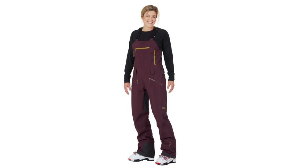 Outdoor Research Hemispheres Bib - Womens, Cacao, Medium, 2680931567007