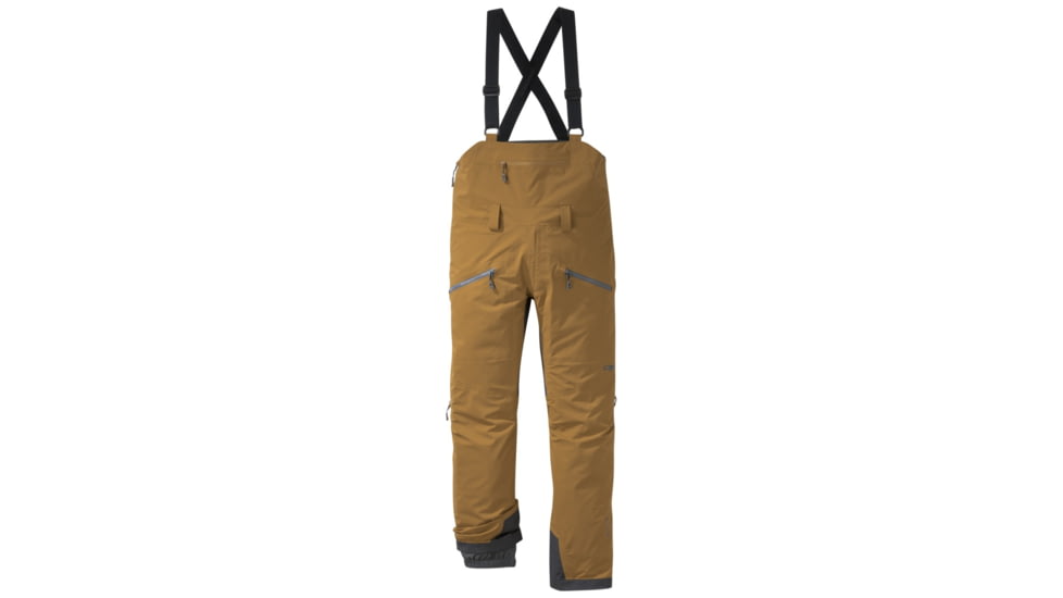 Outdoor Research Hemispheres Bibs - Mens, Ochre, Medium, 2680741286007