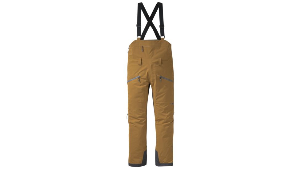 Outdoor Research Hemispheres Bibs - Mens, Ochre, Medium, 2680741286007