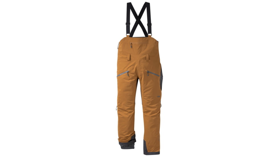 Outdoor Research Hemispheres Bibs - Mens, Ochre, S, 2680741286006