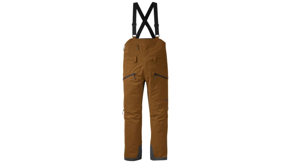 Outdoor Research Hemispheres Bibs - Mens, Saddle, Extra Large, 2680741145009