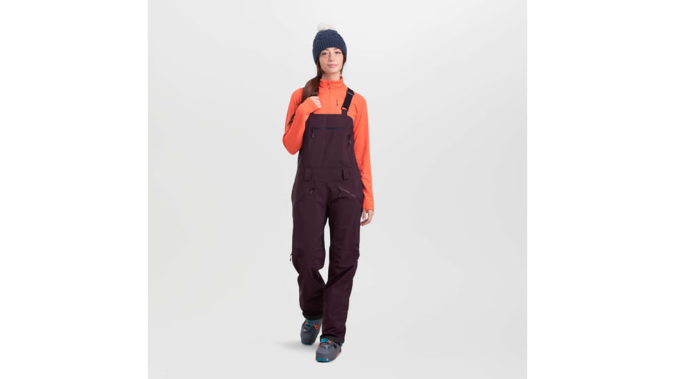 Outdoor Research Hemispheres Bibs - Womens, Elk, Small, 2680932032006