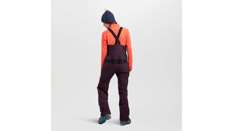 Outdoor Research Hemispheres Bibs - Womens, Elk, Small, 2680932032006