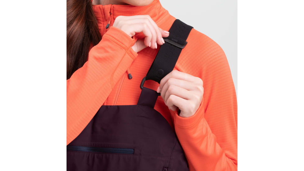 Outdoor Research Hemispheres Bibs - Womens, Elk, Small, 2680932032006
