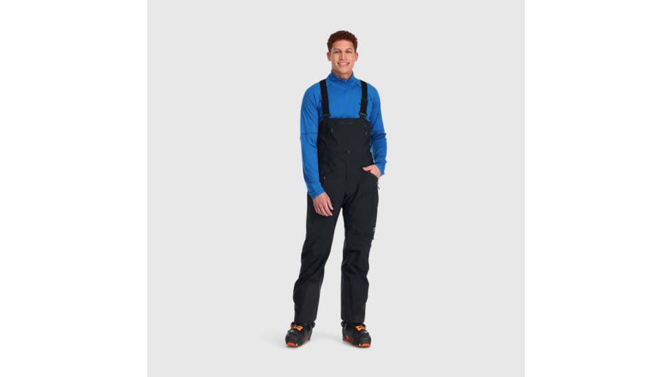 Outdoor Research Hemispheres II Bibs - Mens, Black, Large, 3000560001008