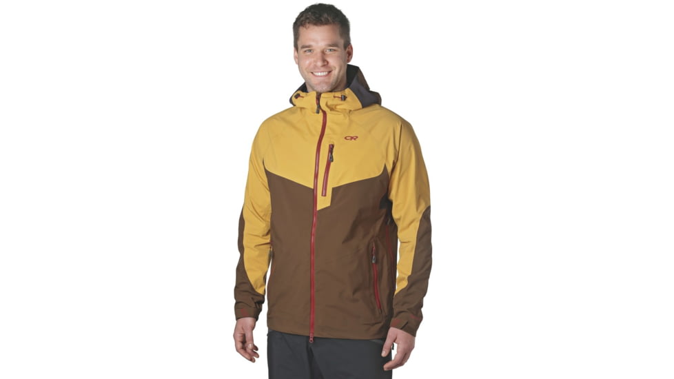 Outdoor Research Hemispheres Jacket - Mens, Carob/Honey, S, 2680731303006