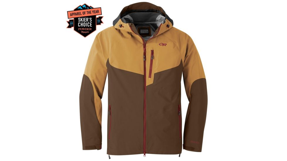 Outdoor Research Hemispheres Jacket - Mens, Carob/Honey, S, 2680731303006