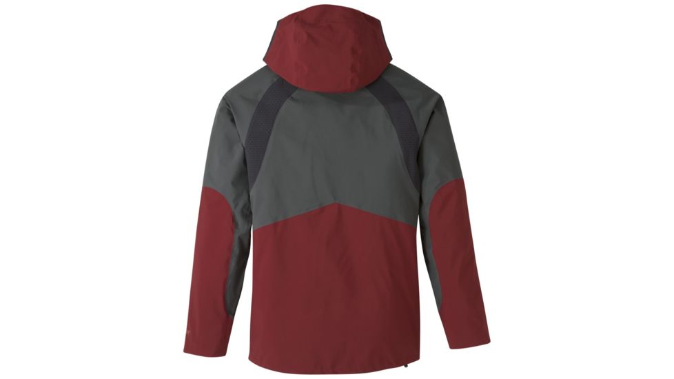 Outdoor Research Hemispheres Jacket - Mens, Firebrick/Storm, Large, 2680731416008