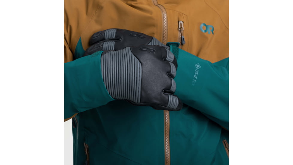 Outdoor Research Hemispheres Jacket - Mens, Treeline/Saddle, Large, 2680732065008