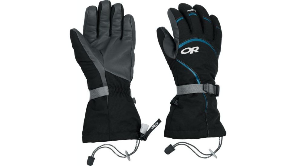 Outdoor Research Highcamp Gloves - Women's-Black-Small