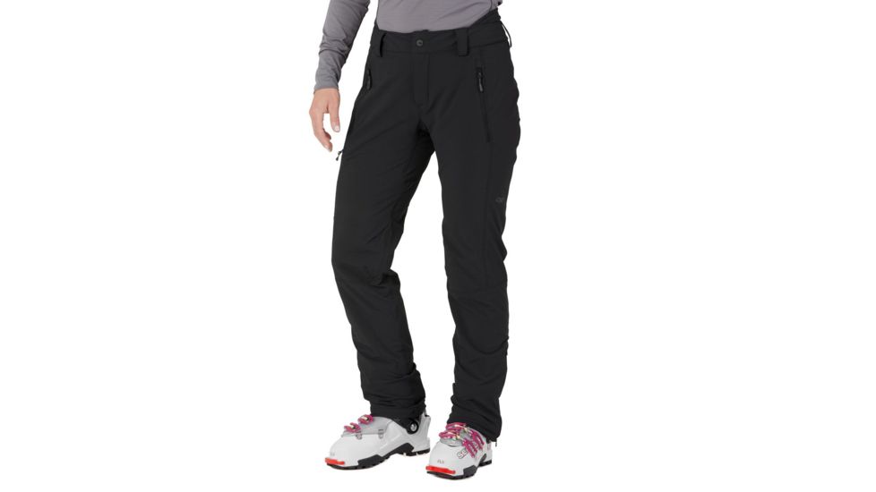 Outdoor Research Hyak Pants - Womens, Black, Large, 2714340001008